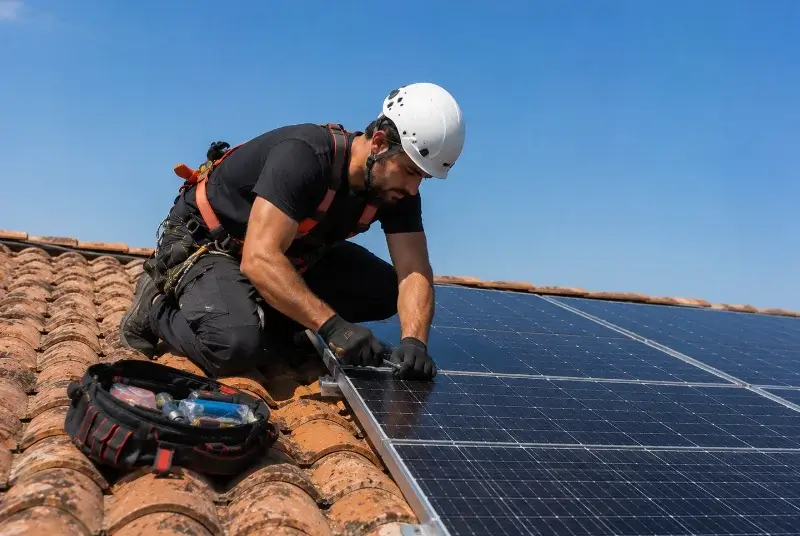 Maintenance et monitoring de panneaux solaires à Tarsacq