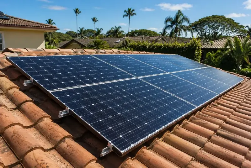 Installation de panneaux solaires à Tarsacq